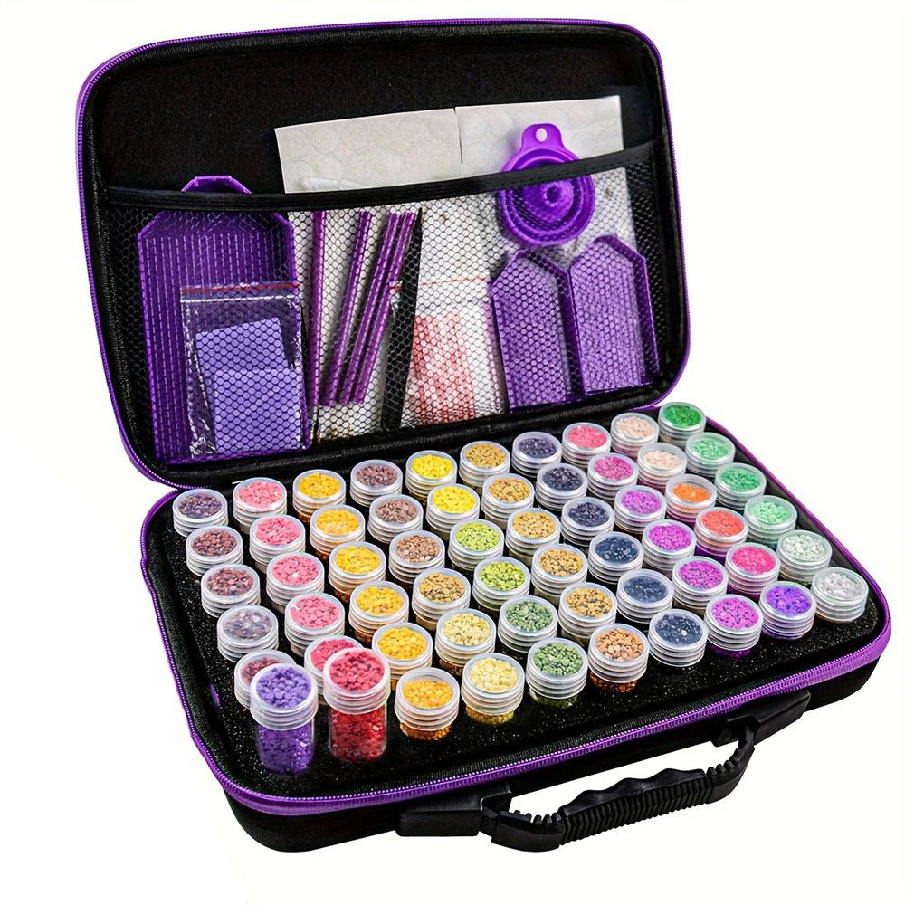 Embroidery Bag - Draagbare opbergtas voor diamantpainting, kralenorganizer met
