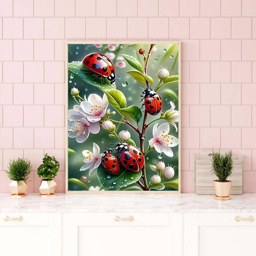 Huacan Dier Diy Diamond Painti - Embroidery Lady Bug recensie en prijs
