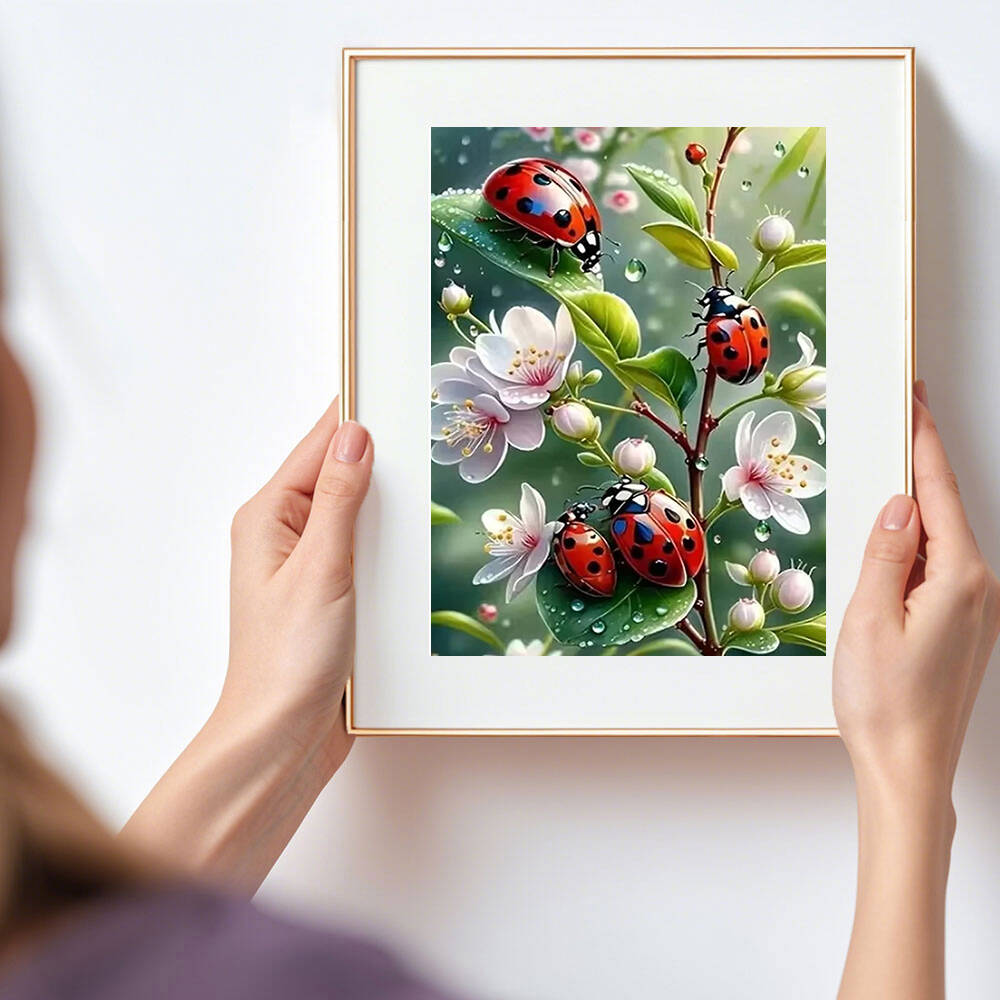 Huacan Dier Diy Diamond Painti - Embroidery Lady Bug recensie en prijs
