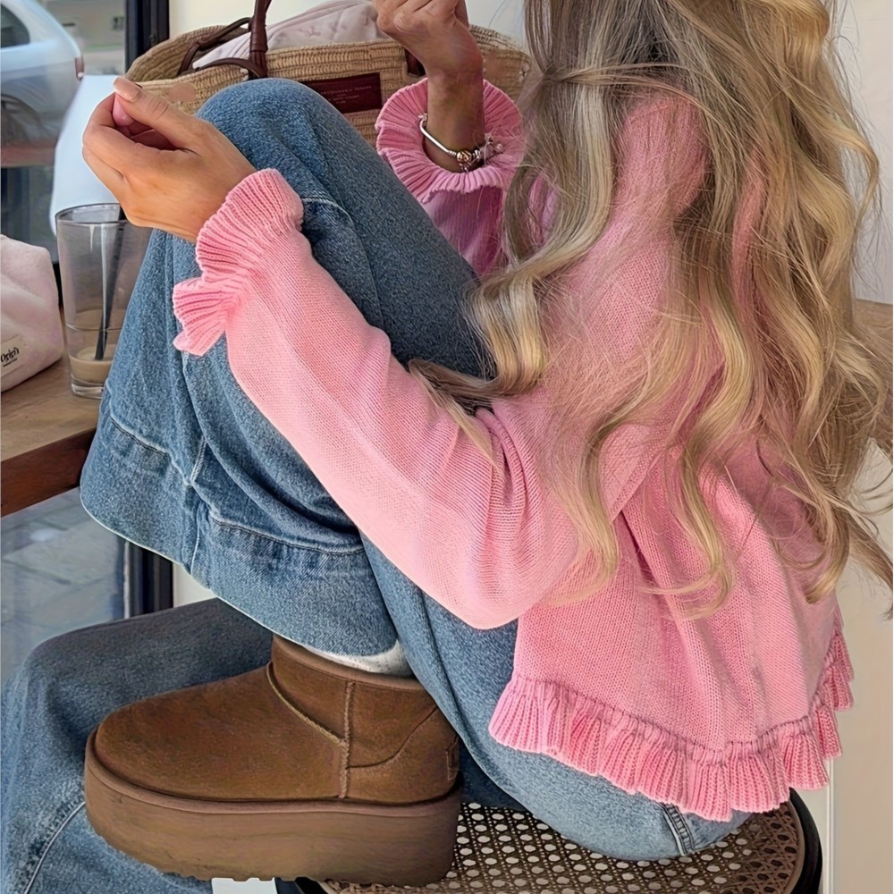 MsChuh Herfst Dameskleding Ves - Embroidery Online recensie en prijs